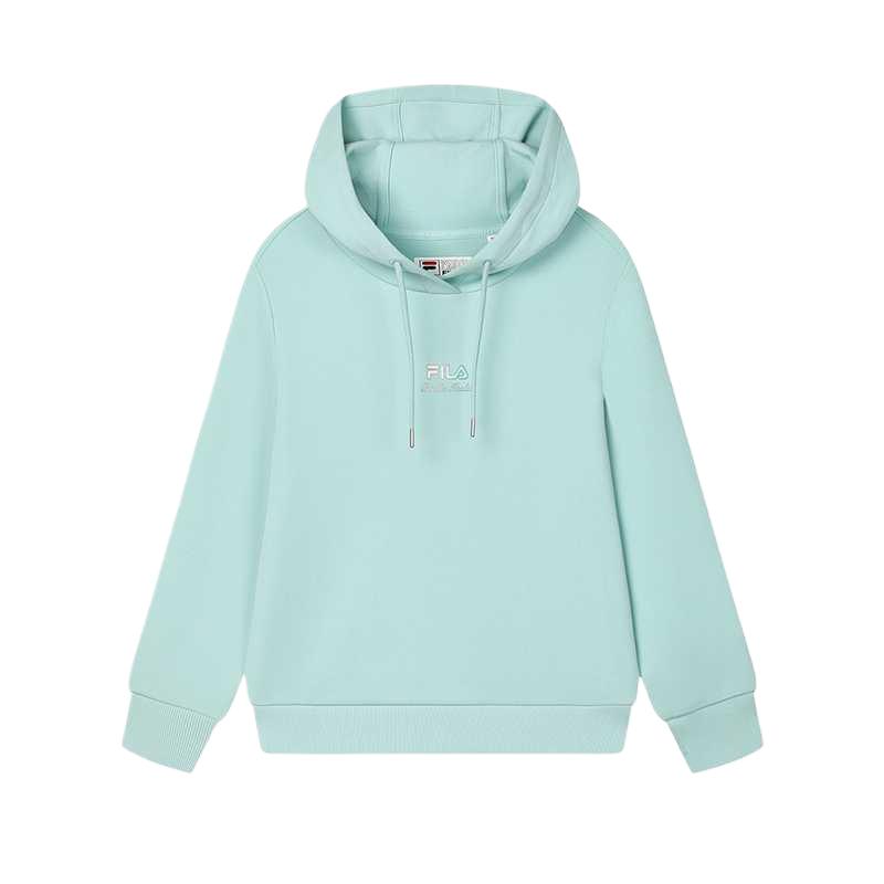 Fila Heritage Толстовка с длинным рукавом, удобная, мягкая, с капюшоном, женская, конопляно-зеленая, F11W518206F-GN