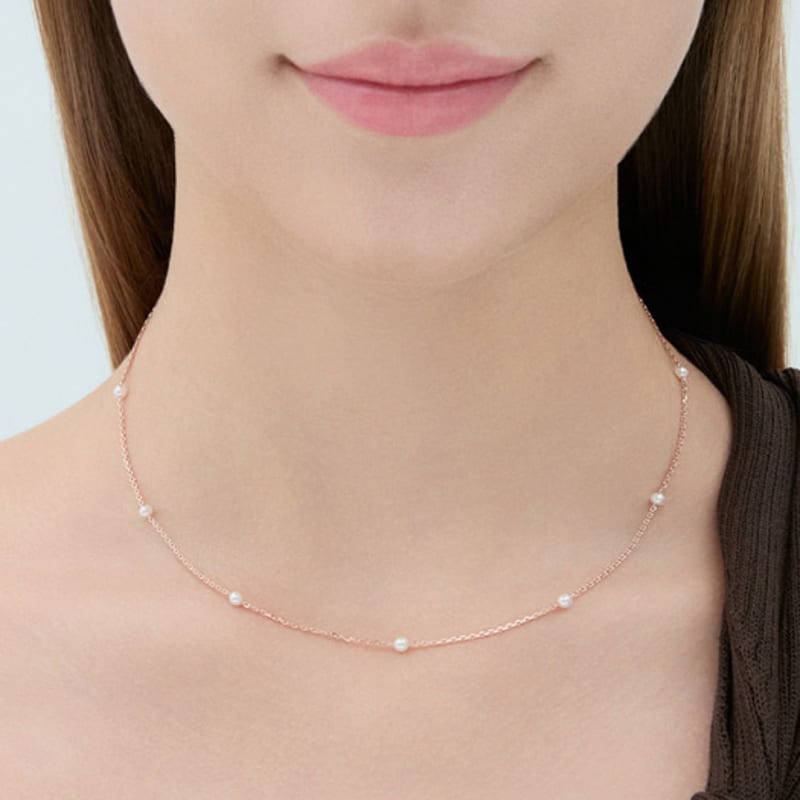 J.ESTINA BASIC PERLINA Pearl Necklace (JJP1NI5B9154SR420)