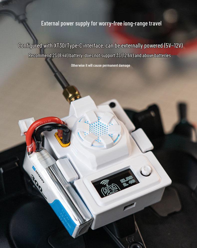 BETAFPV ELRS Микро Дальнобойный Высокочастотный Усилитель Сигнала для FPV Дрона (Поддержка 2.4/915/868 ГГц)