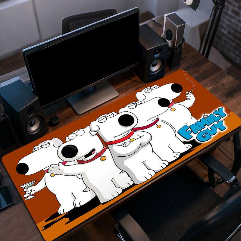 Brian Mouse Pad, Large Gaming Desk Mat, Non-slip XXL Mousepad for Laptop & Tablet, Mini PC Playmat with Stitched Edges