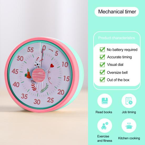 Кухонный таймер для приготовления пищи Высокоточный шеф-поварской таймер с магнитным механическим настольным таймером обратного отсчета