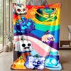 Blox Fruits Cozy Flannel Blanket, Comfortable Warm Throw Blanket for Bedroom Sofa Home Use