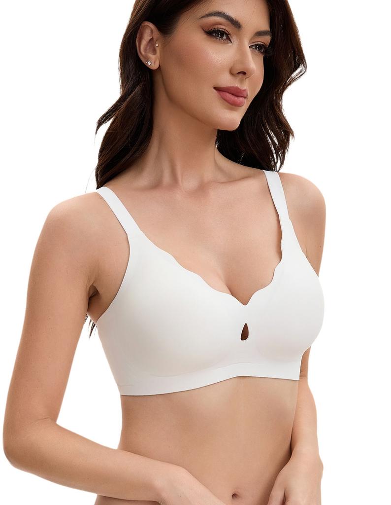 Europe and the United States have no traces, gather and close secondary breasts, anti-sagging sports underwear, summer breathable large cup bra