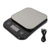 Кухонные весы от 0,035 унций до 22,0 фунтов IP7 Водонепроницаемый ЖК-дисплей из нержавеющей стали Кофейные весы для семьи