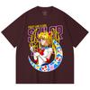 230 г/м² 100% хлопок Sailor Moon V8 Принт Минако Унисекс Тяжелая хлопковая футболка