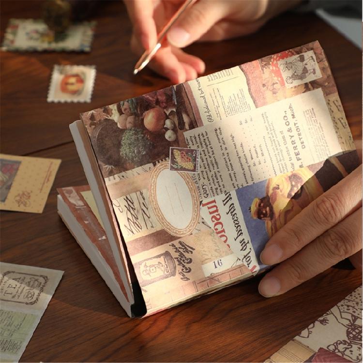Скрапбукинг Коллаж Junk Journal Декор Подарочная Коробка Лента Стикер Наборы для Ведения Дневника Рамка из Бумаги Принадлежности для Скрапбукинга