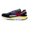 Aya Classic Vintage Fabric Cushioning Moisture Wicking Low Top Running Shoes Men's Black Yellow Red S70516-1