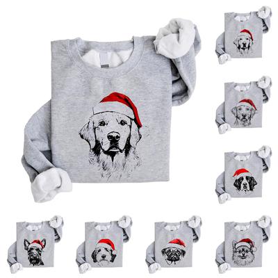 Рождественские футболки и толстовки, женские толстовки, толстовки-пуловеры с длинным рукавом, женские топы с длинным рукавом