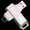 Флеш-накопитель Netac US15 с двумя интерфейсами USB 3.2 Type-C