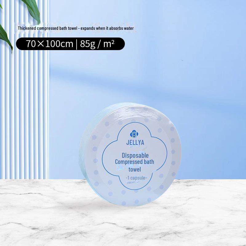 Jieliya Soft Disposable Compressed Bath Towel - Thickened & Absorbent for Home, Travel, Hotel MRJ787
