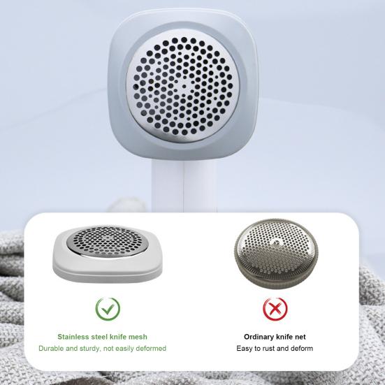 Долговечный USB-аккумулятор, удаление катышков, длительный срок службы батареи, свитер, одеяло, шариковая бритва для ворса, триммер, хозяйственные принадлежности, бритва для одежды