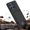 For Motorola Edge 60 Pro 5G Liquid Silicone Case  Phone Back Cover with Card Holder and Short Strap