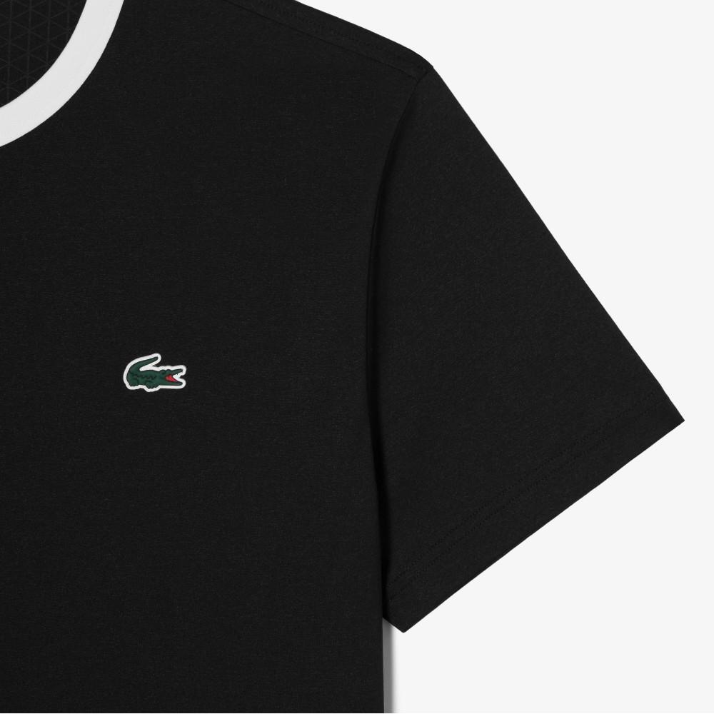 Lacoste Мужская футболка с принтом и эффектом прохлады, с коротким рукавом TH769E-56G031