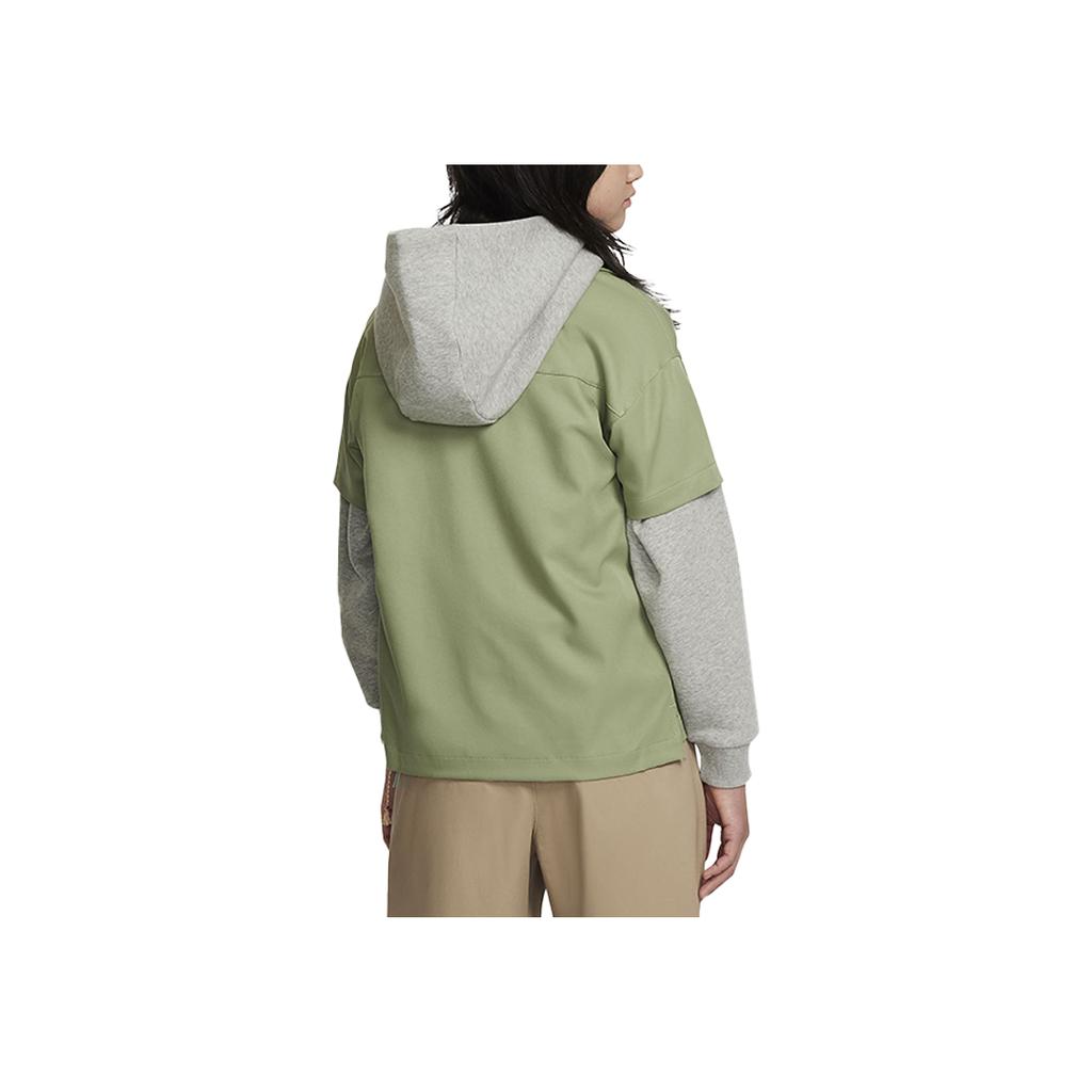 Nike Dri-Fit Sb Модные Простые Удобные Свободные Детские Топы с Коротким Рукавом Масло-Зеленый FV0406-386