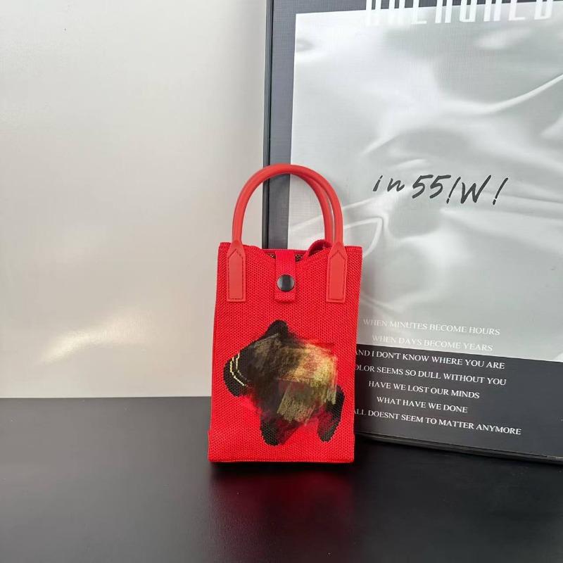 Новая праздничная вязаная сумка для мобильного телефона Новая серия 2 Fa Cai персонализированная универсальная сумка-мессенджер сумка высокого класса