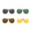 Toad Polarized Clip Sunglasses Metal Ultra-light Flat Mirror Clip Driver Sunglasses
