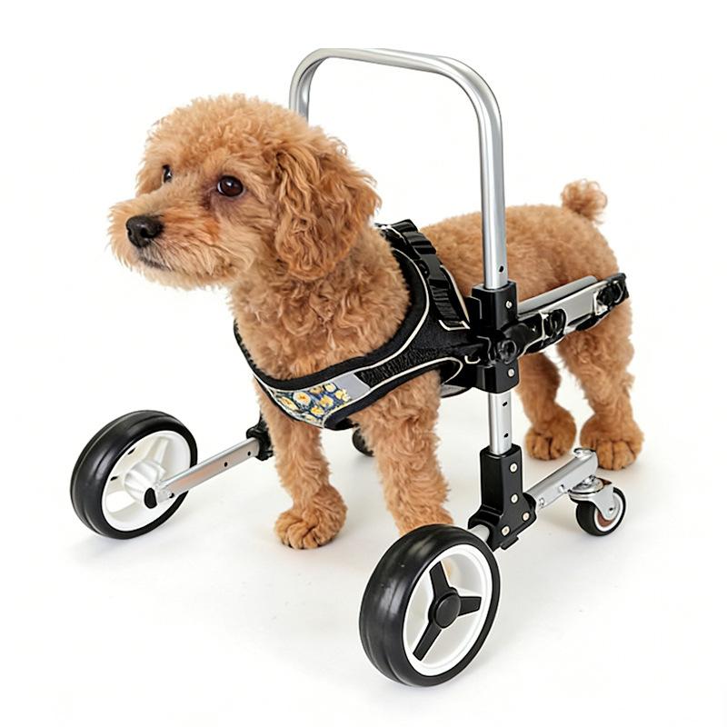 Pet Forelimb Wheelchair Breathable Small Dog Assisted Vehicle Adjustable Height Cat and Dog Forelimb Disabled Wheelchair