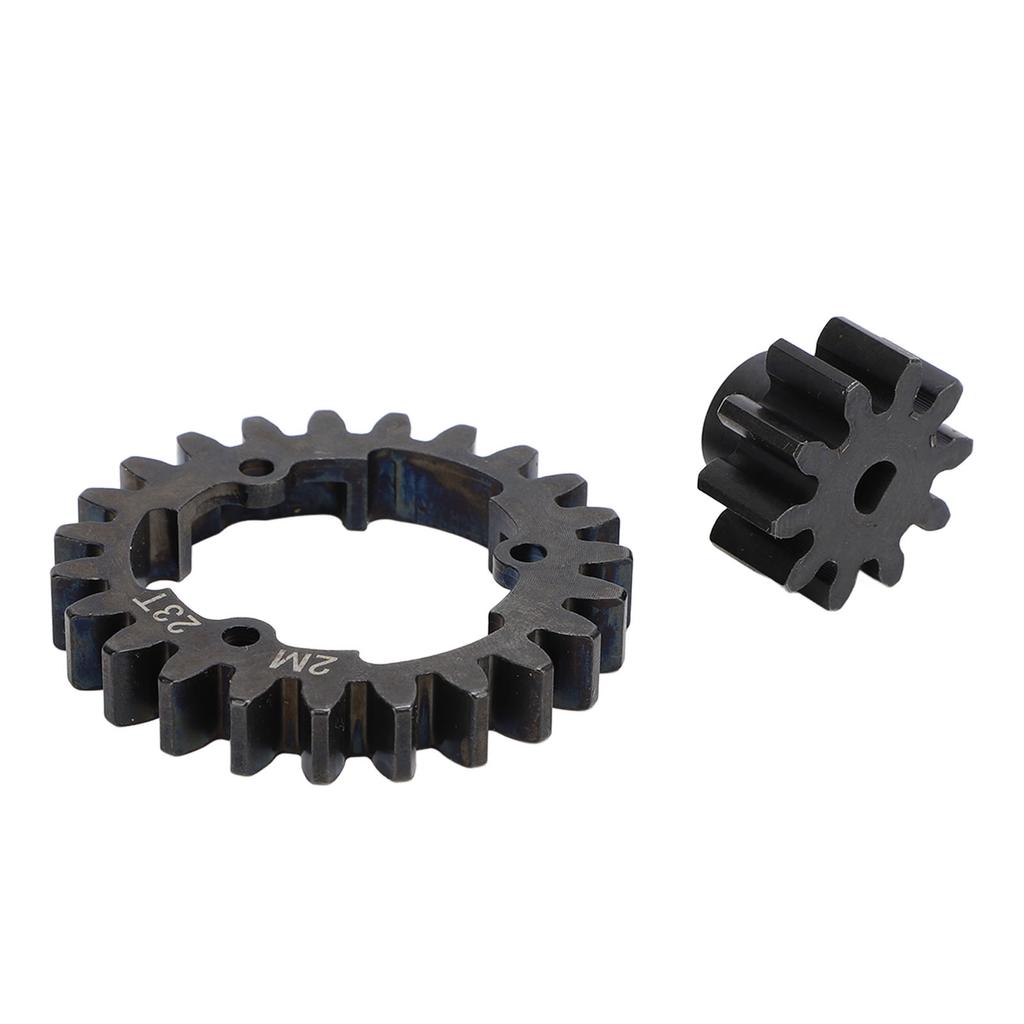 23T 2 Mod Hardened Steel Spur Gear with Motor Pinion Gear for E Revo 2.0 RC Car Upgrade Parts 17T