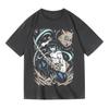 TwodiUnisexsional Flatfaced Demon Slayer Izuis Kimi No Koi Anime Merchandise Printed Shortsleeved Summer Cotton Loose Fit