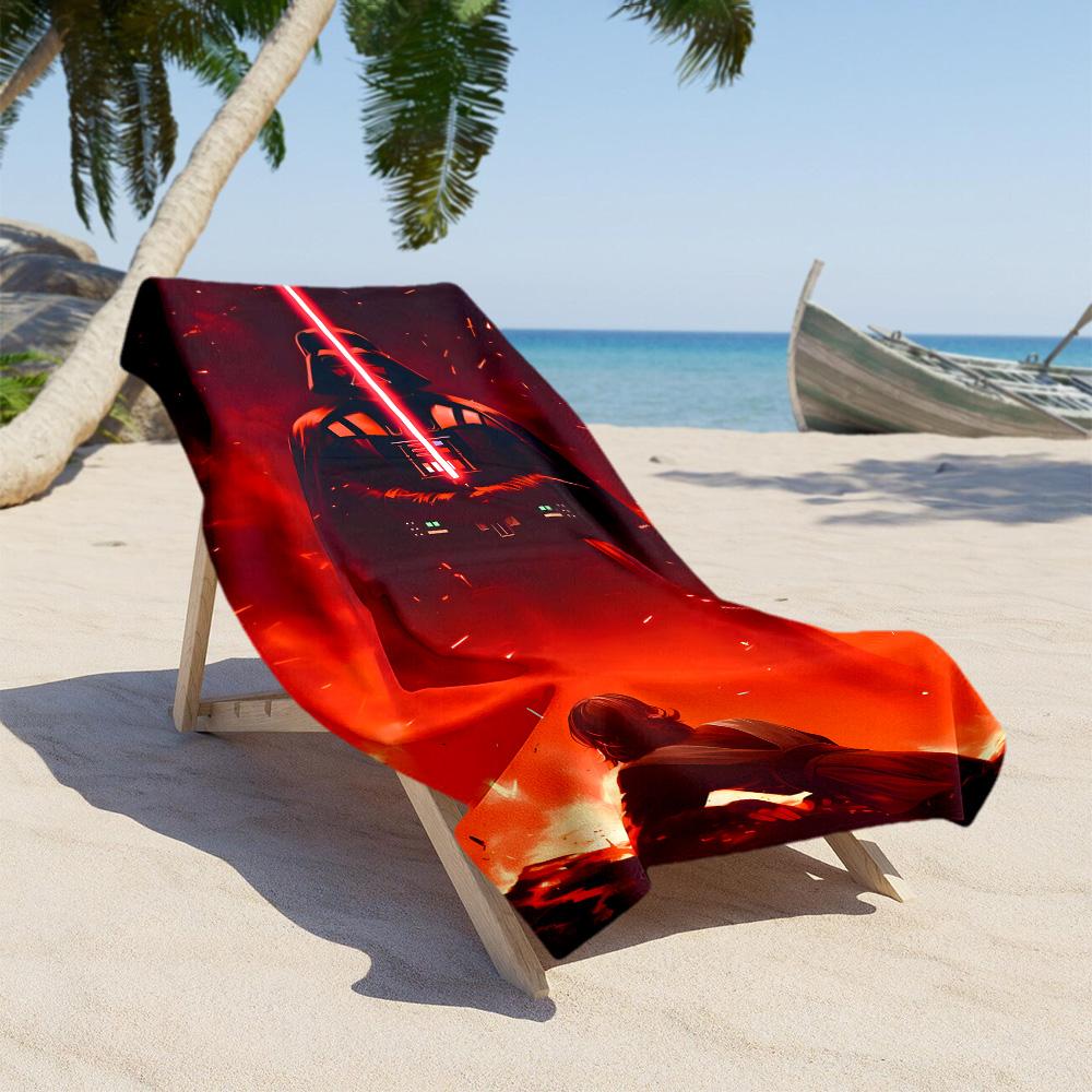 Star Wars Beach Towel Soft Durable Quick-Dry Comfortable Lightweight Perfect for Traveling Yoga Camping and Swimming