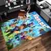 1pc Roblox Print Area Rug - Soft,Washable Non-Slip Indoor Mat for Office Chairs,Living Room,Home Office Decorative Rug
