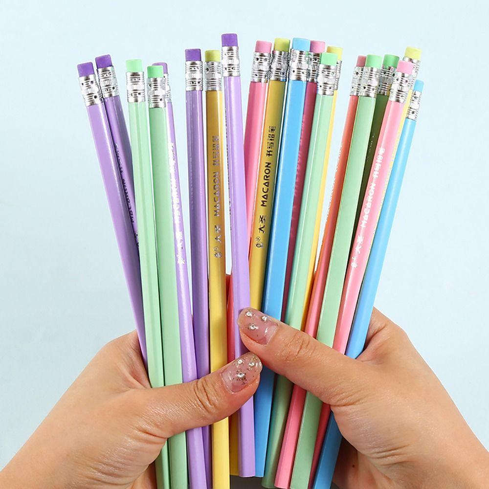 12Pcs Stationery HB Pencil Smooth Writing Painting Pencil Durable Sketch Pencil Office