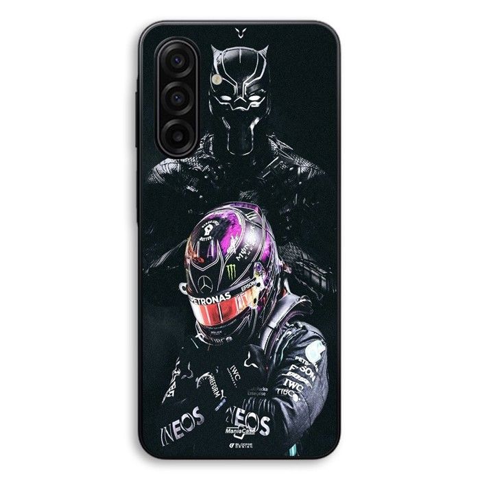 Coque Pour Samsung Galaxy A57 Lewis Hamilton Black Panther Maniacase