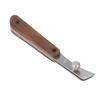 Инструмент для биговки краев кожи, головка из нержавеющей стали 304, деревянная ручка, инструмент для биговки кожи, изделия ручной работы Maki