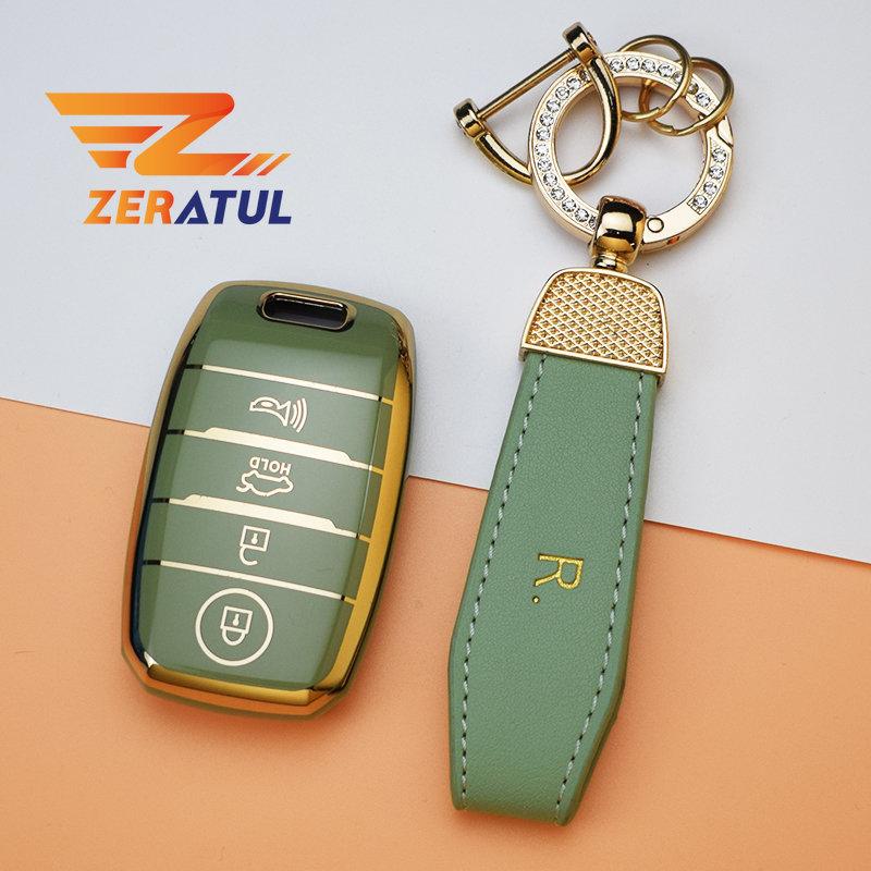 Для Kia Sportage Cerato Optima K2 K3 K4 K5 Rio Picanto K2 Soul Sorento Sedona 3/4 кнопки TPU автомобильный пульт дистанционного управления чехол брелок