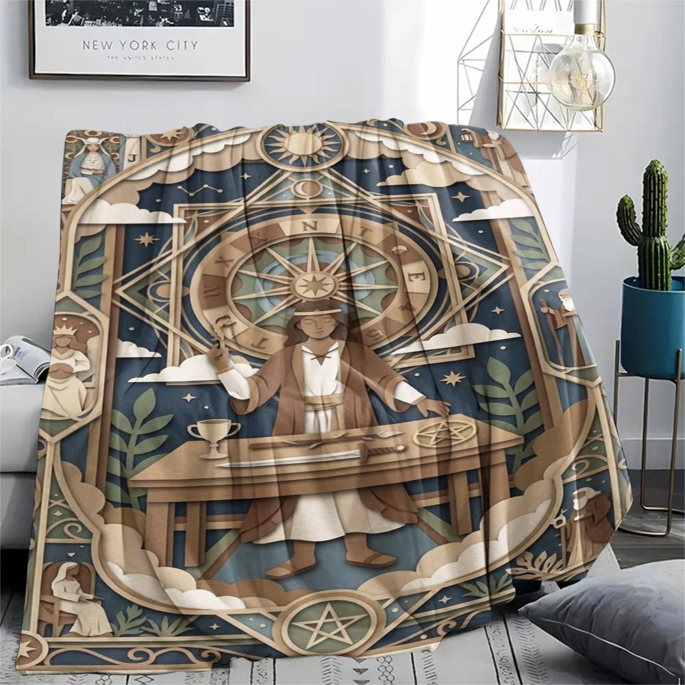 1Pc Butterfly Print Flannel Blanket, High quality Comfortable for All Seasons, Home Decor, Warmth and Comfort, Perfect for Christmas Gifts W111