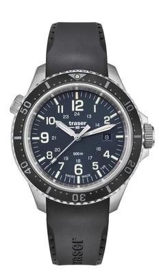 P67 Diver Blue 109374 Черные Часы Мужские Дайверские