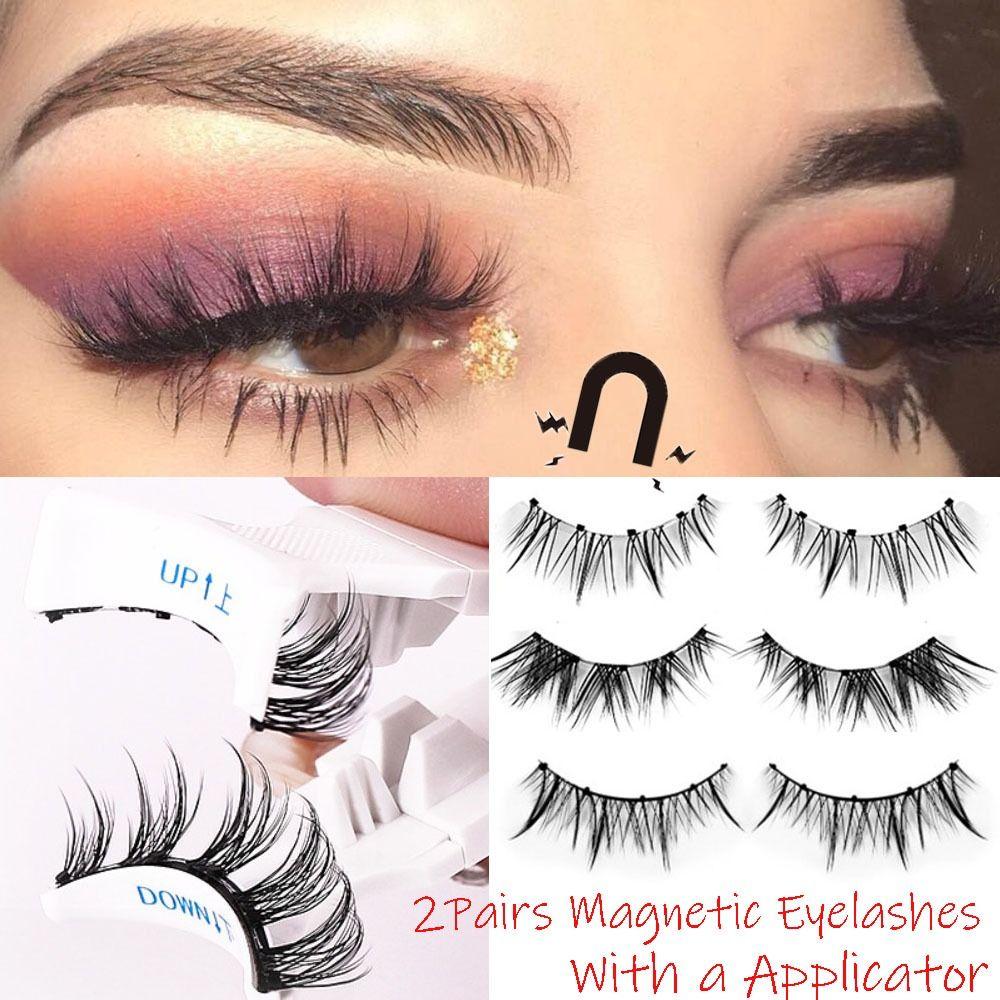 Магнитные ресницы Natural Look, многоразовые инструменты для макияжа глаз, накладные ресницы для наращивания ресниц