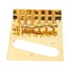 6-седельный бридж для электрогитары Telecaster (TL) с прорезями для синглов, цвет золотой