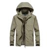 Men's Jacket New Style Outdoor Casual Mountaineering Windproof Waterproof Quick-drying Large Size Hooded Jacket