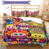 3pcs Custom Name Distroller Bedding Set Duvet Cover Closure Includes 1 Duvet Cover & 2 Pillowcases for All Seasons Bedroom Decor