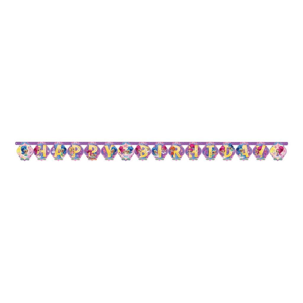 Shimmer and Shine Letter Birthday Banner