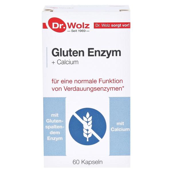 Dr. Boltz Gluten Enzyme + Calcium (Digestion Aid) 60 Capsules 14g