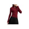 New FILA x ETUDES Sweater Women's Song Wei Wang Burgundy F11W516401F-WI