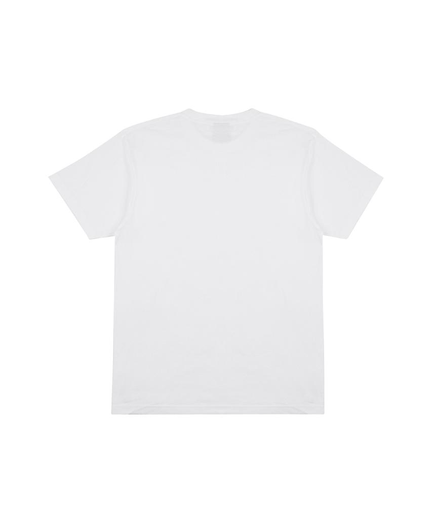 CREAM SODA LAB Front Small Logo Multi-Pakku Short Sleeve T-Shirt White