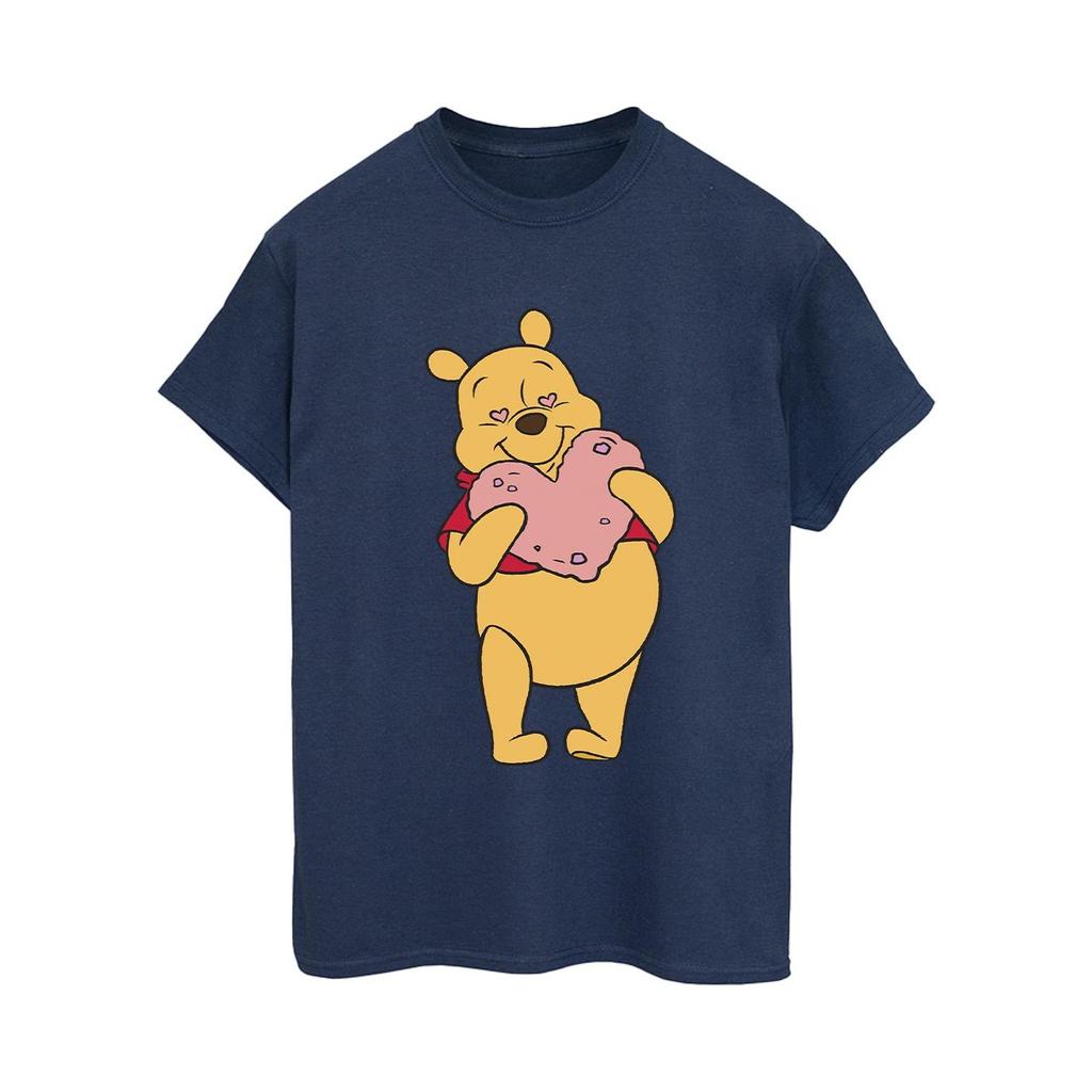 Disney Womens/Ladies Winnie The Pooh Heart Eyes Cotton Boyfriend T-Shirt