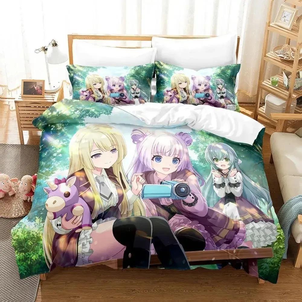 Assault Lily Bouquet Комплект постельного белья Single Twin Full Queen King Size Комплект постельного белья для взрослых и детей, комплект пододеяльников, комплект простыней в стиле аниме