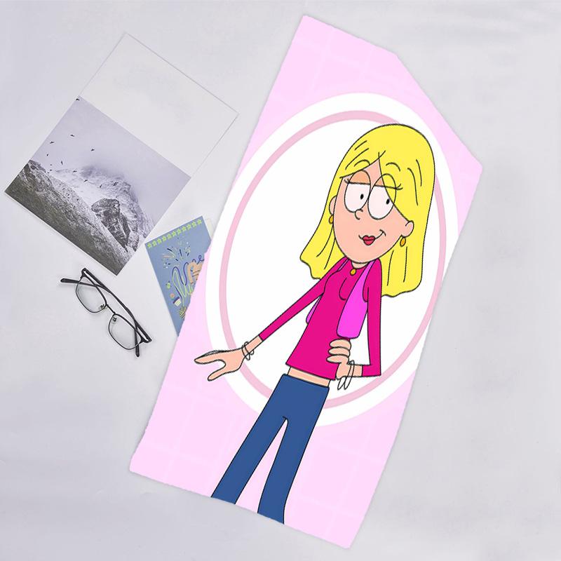 1pc Lizzie McGuire Y Sus Locuras1 Beach Towel, Beach and Seaside Swimming Pool Equipment, Fashion Pattern, Rectangular, Travel Essentials