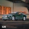 1:24 Модель Bentley Continental GT Игрушечные Машинки Сплав Литье под Давлением Амортизация Поворот Переднего Колеса Звук Свет Настольное Украшение Транспортное Средство