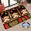 1Pcs Anti Fatigue Kitchen Rugs,Christmas Cat Print Waterproof Non-Slip Thick Cushioned Kitchen Mat Heavy Duty Comfort Standing Mat for Kitchen