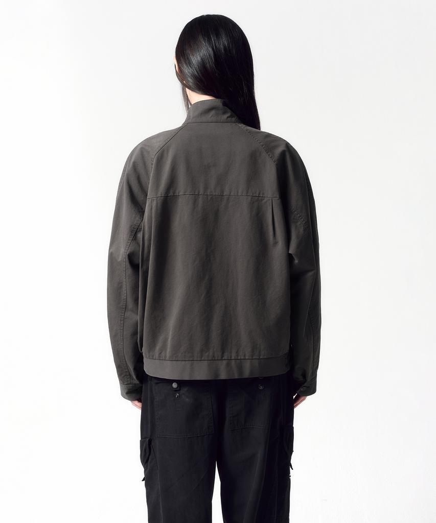 Insilence Women Vintage Harrington Jumper Charcoal