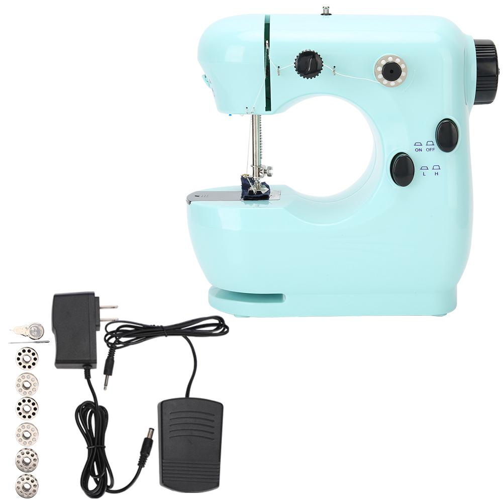 Portable Table Sewing Machine Mending Multifunctional Home DIY Embroidery Tool 100‑240VUS Plug