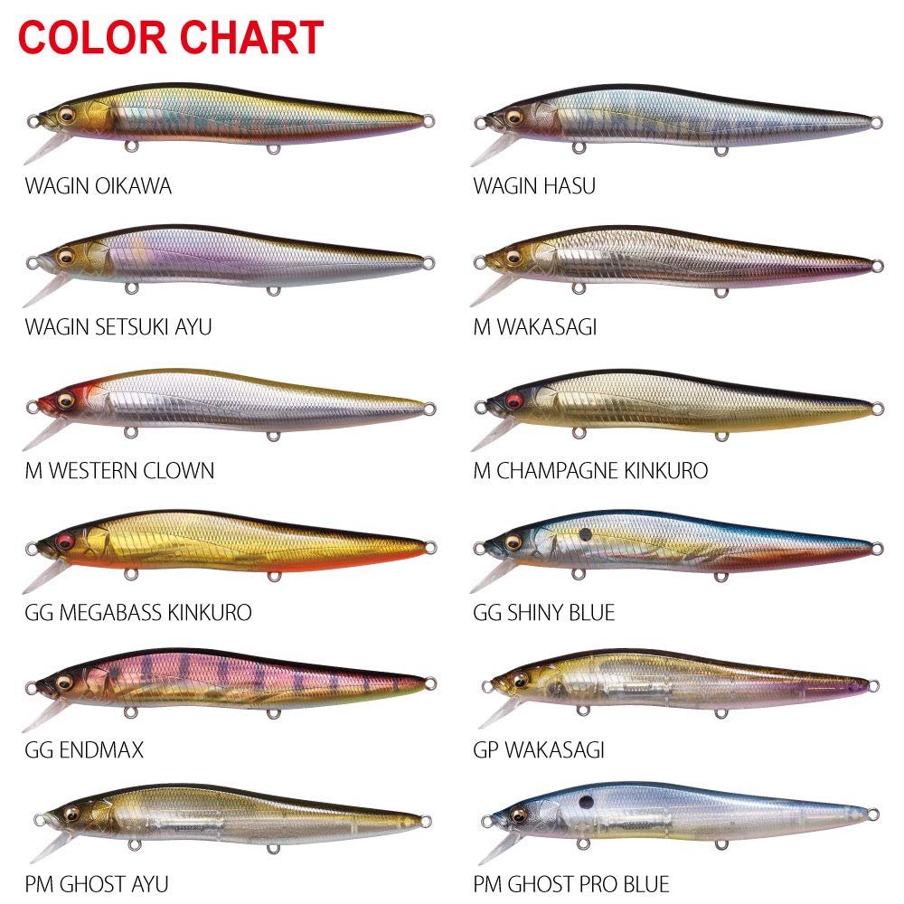 Megabass VISION ONETEN LBO GG Megabass Kinkuro Lure