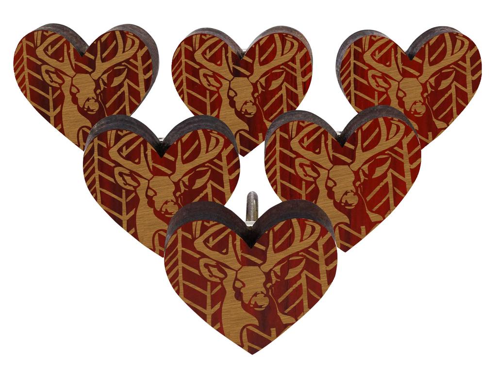 IBA Indianbeautifulart коричневые ручки с гравировкой 10 шт. мебельные деревянные ручки-гребешки в деревенском стиле