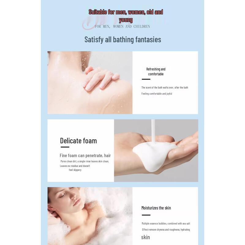 Baihehui Sea Salt Refreshing Purifying Shower Gel