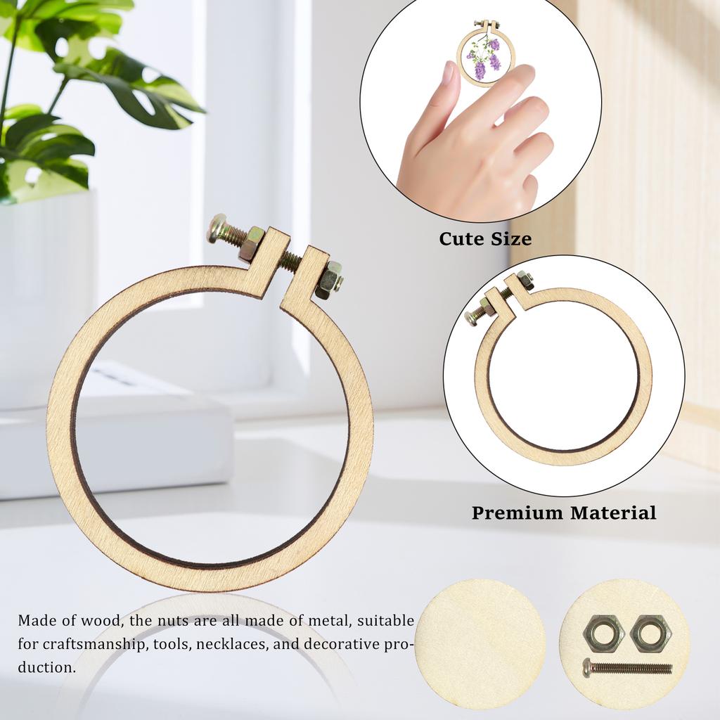 Деревянное мини-кольцо-пяльцы овальное кольцо-пяльцы для вышивания крестиком машинной вышивки DIY рукоделие бытовой швейный инструмент